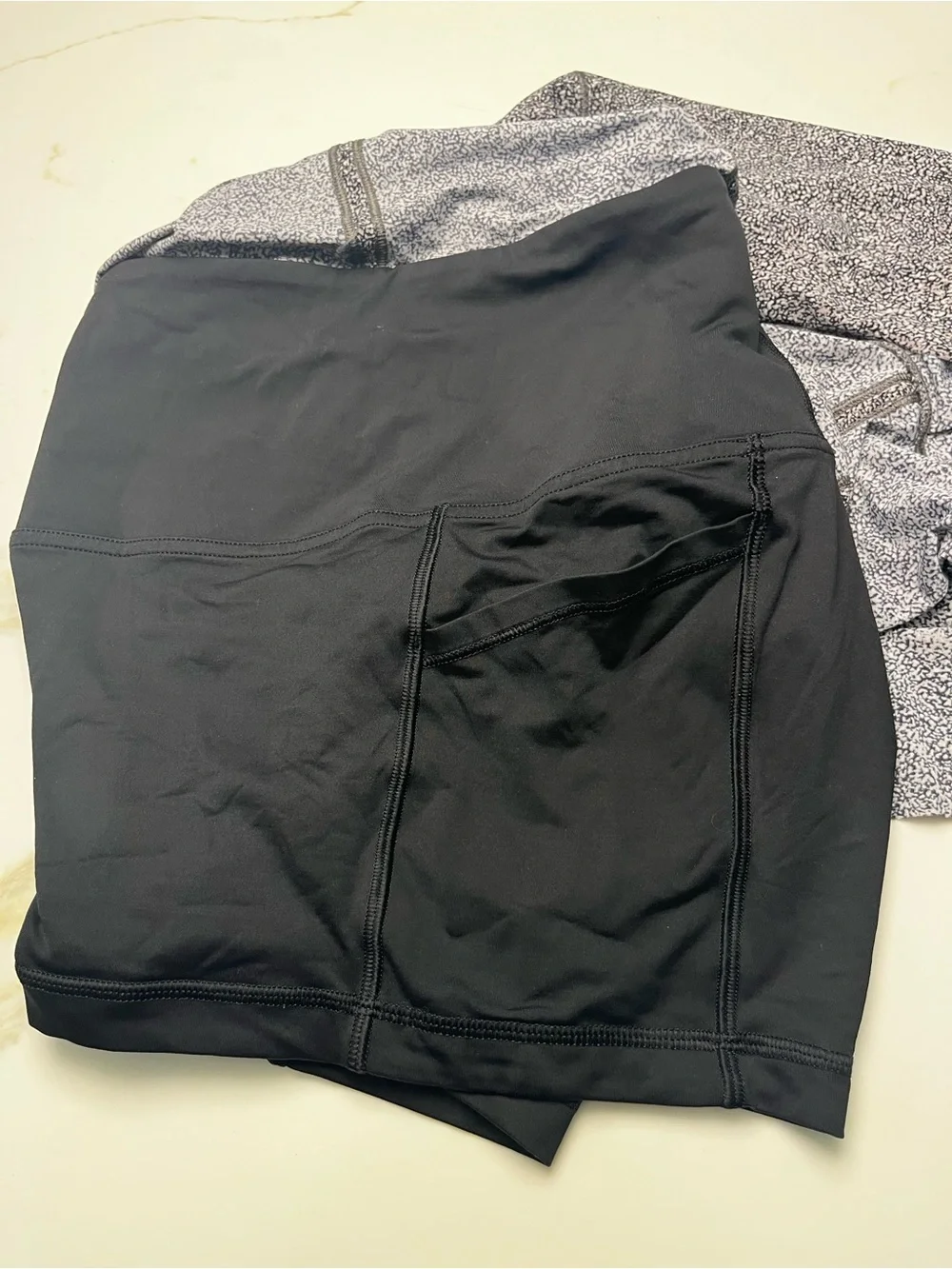 Lululemon Skirt Skort Sz 12 Reg Green Pickleball Tennis Run Euc Black Heather